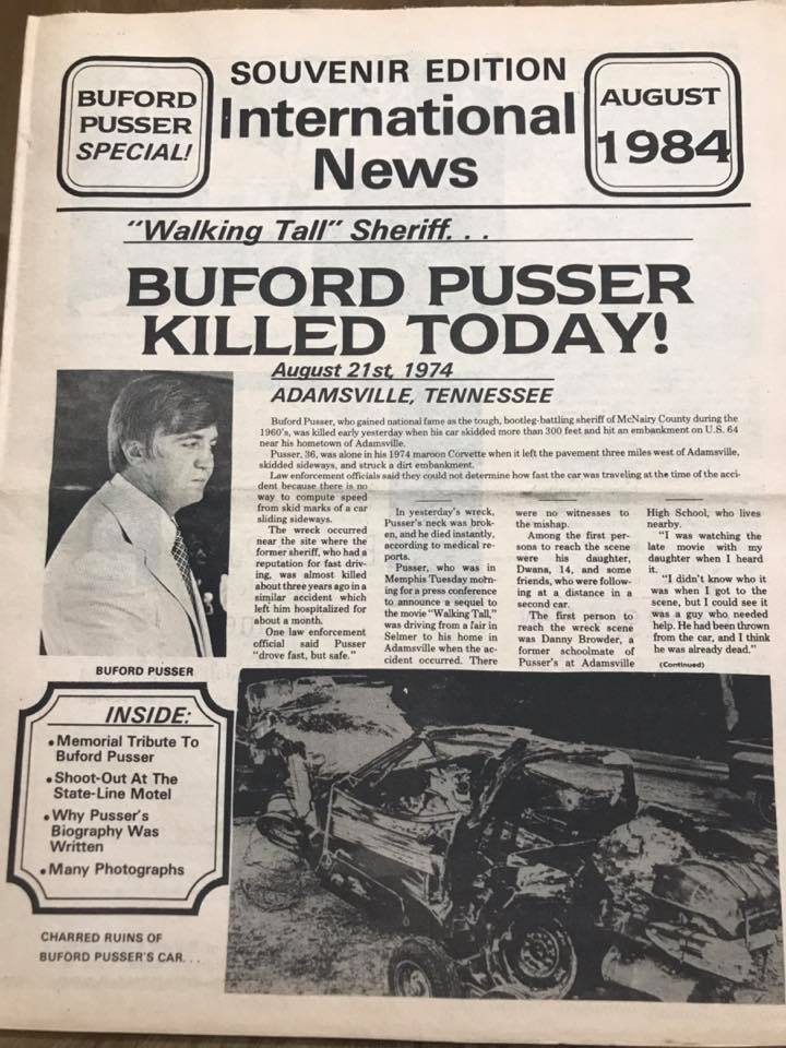 Buford Pusser And His Cold Blooded Revenge Of His Wife - TravelFiber