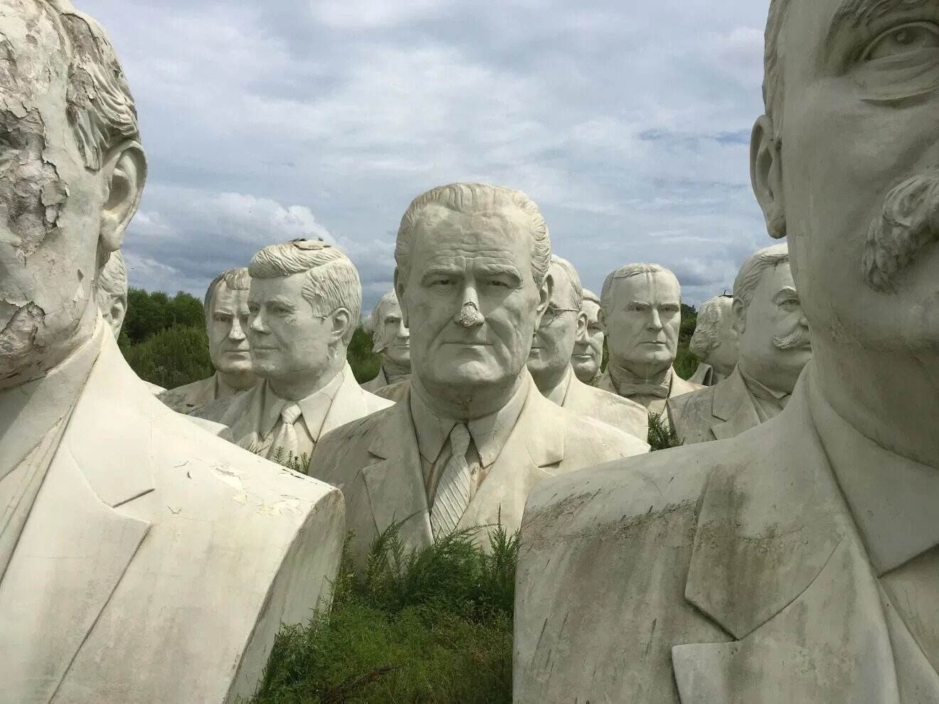 Heads Up: Why This Virginia Field Is Filled With Giant Heads Of Us 